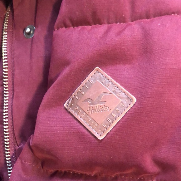 Burgundy winter jacket - Picture 4 of 4